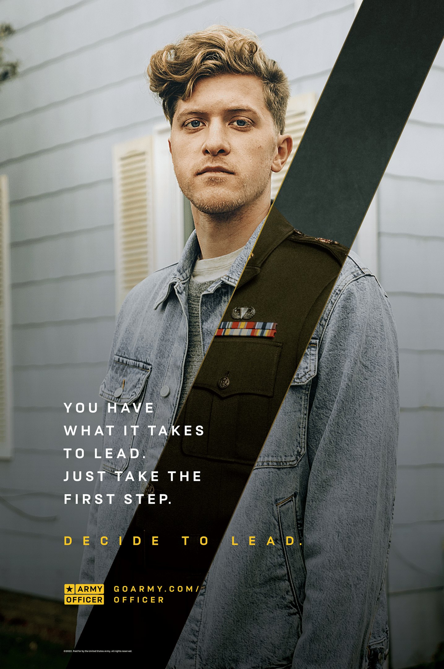 Decide to Lead poster: You have what it takes to lead. Just take the first step.