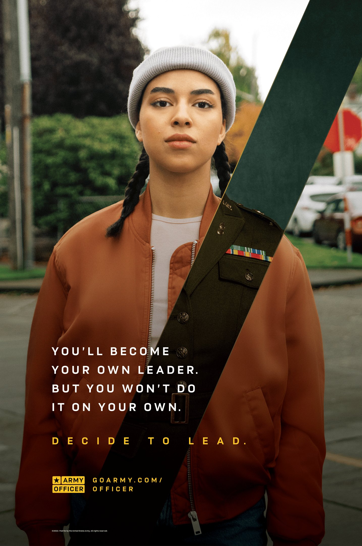 Decide to Lead poster: You’ll become your own leader. But you won’t do it on your own.