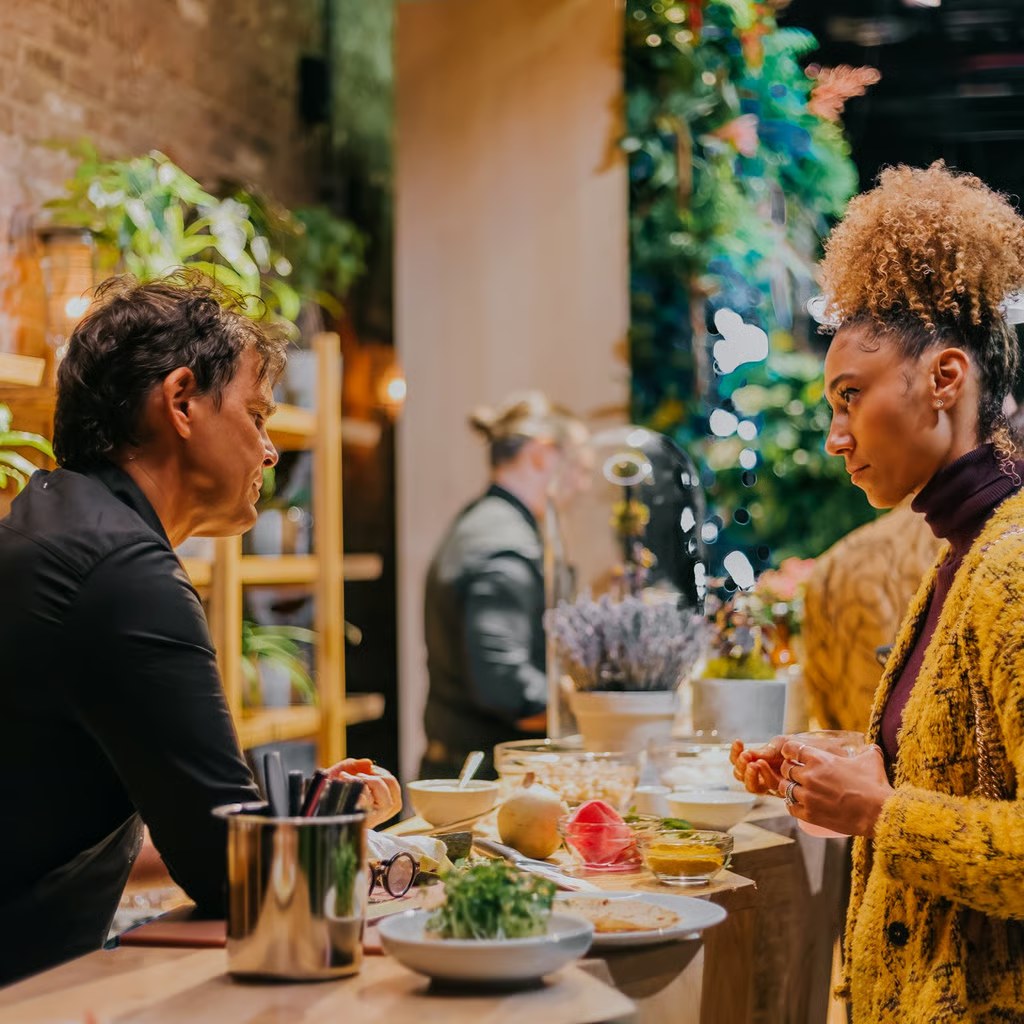 Guests at the chef’s counter