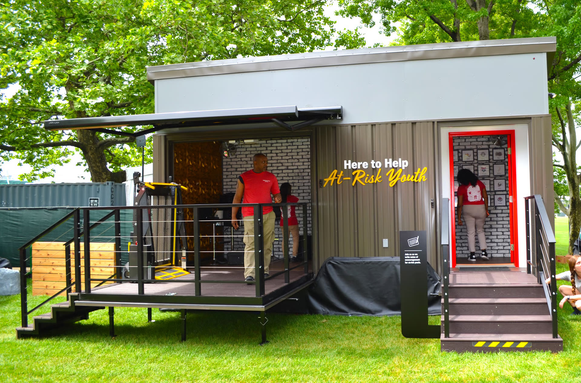 Here to Help At-Risk Youth cabin